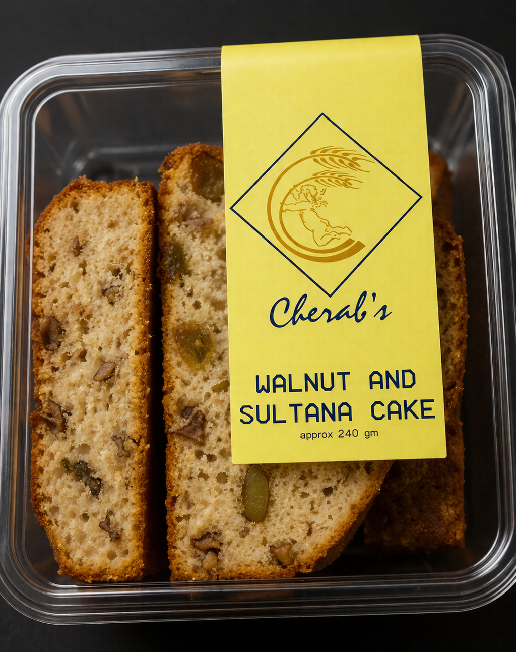 Walnut And Sultana Cake (240 Gm)